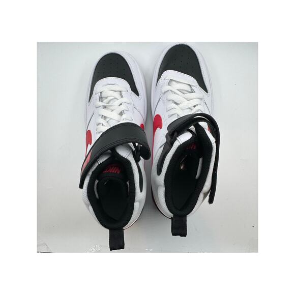 Nike Court Borough Mid 2 kids Shoes 6.5 YOUTH NWOB red, black, white - Picture 10 of 10